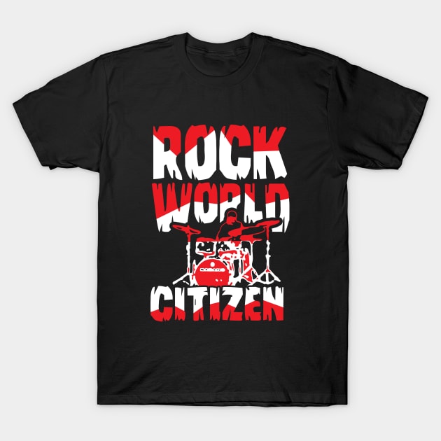 Rock World Citizen T-Shirt by jazzworldquest